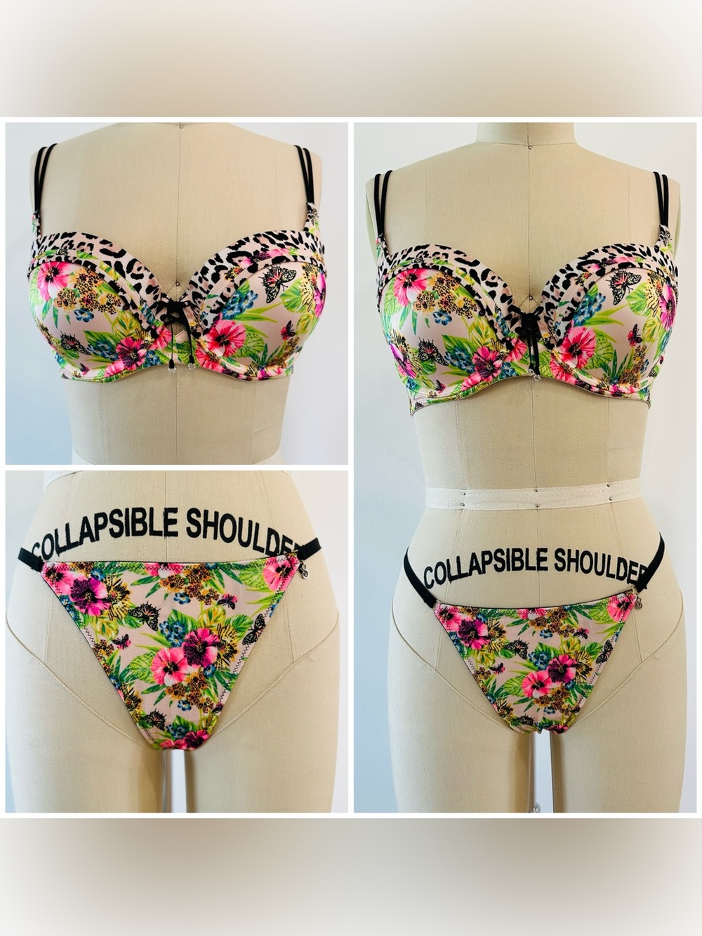 Victoria’s Secret Very Sexy Balconet Bra & matching V Strings